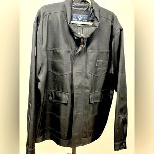 Men’s TFG Solid Poly knit full zip field jacket 2XL